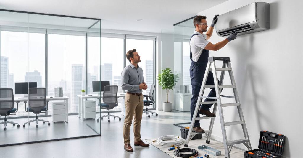 Commercial HVAC installation team Middleburg FL